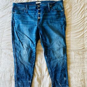 Women’s Madewell Slim Straight Jeans 36/22w